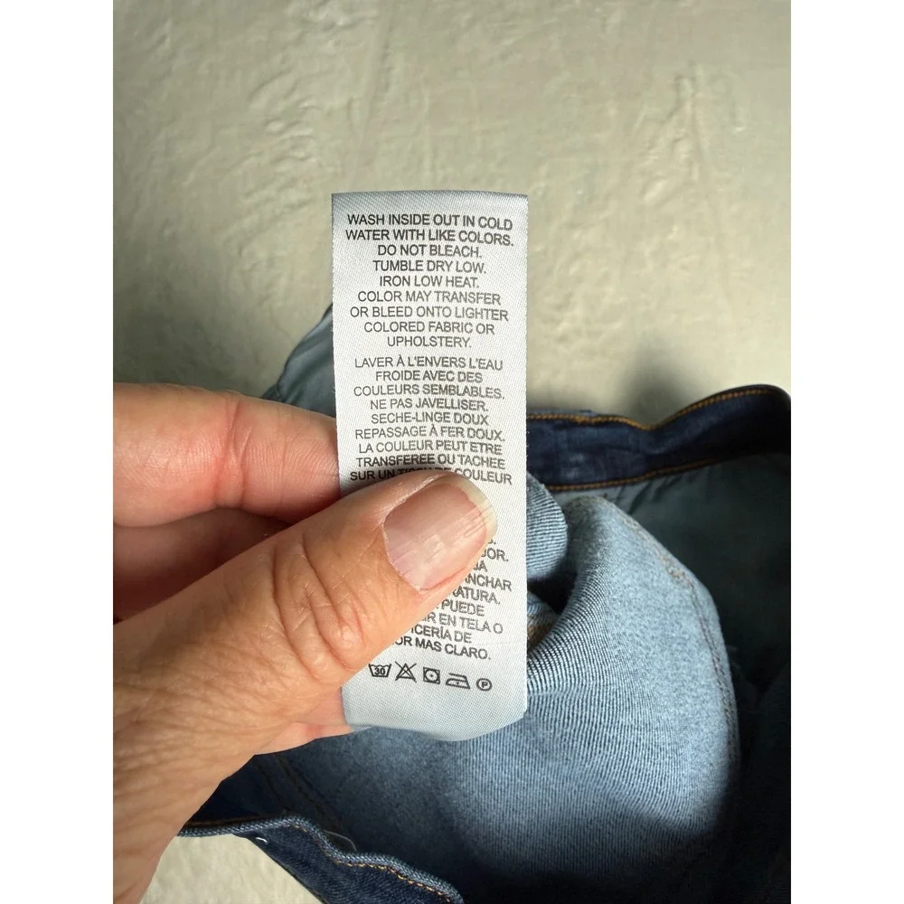 FRAME Le High Flare Jeans Dark Wash Denim High Rise Size 30